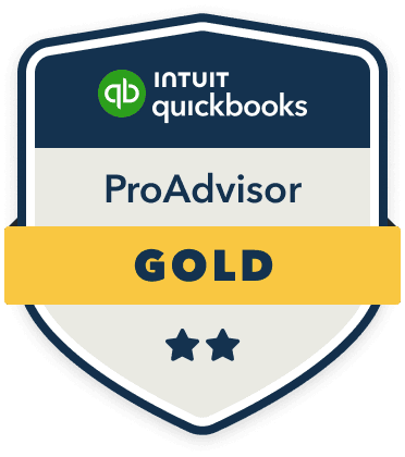 QuickBooks ProAdvisor Gold tier badge